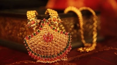 The price of one gram of 24k gold stood at ₹5,913. (Representative image/ Istock) The price of one gram of 24k gold stood at ₹5,913. (Representative image/ Istock)