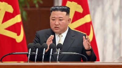 North Korean leader Kim Jong Un. (AP)