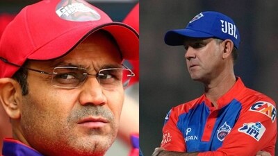 Virender Sehwag; Ricky Ponting Virender Sehwag; Ricky Ponting