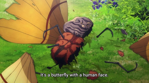 The horror aspect of the show continues to impress, with the creatures encountered by the convicts being straight-up nightmare fuel. (MAPPA) The horror aspect of the show continues to impress, with the creatures encountered by the convicts being straight-up nightmare fuel. (MAPPA)