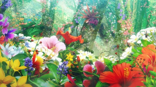 The vibrant colours and stunning imagery of Shinsekyo are brought to life by MAPPA. (MAPPA) The vibrant colours and stunning imagery of Shinsekyo are brought to life by MAPPA. (MAPPA)