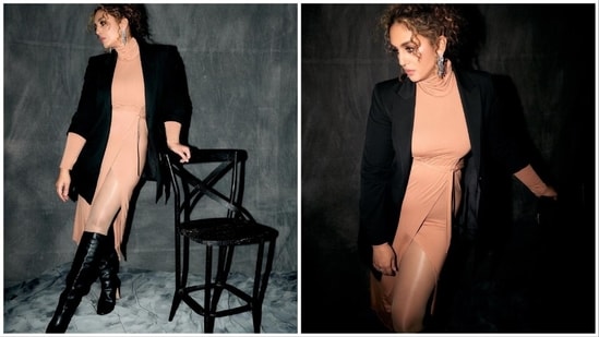 Huma Qureshi has a very interesting Instagram handle which features a series of photos of herself in stylish avatars. Her latest post is all about the chic vibes as she poses in a glamorous outfit.&nbsp;(Instagram/@iamhumaq)