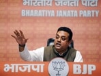 Bharatiya Janata Party (BJP) National Spokesperson Sambit Patra addresses a press conference. Bharatiya Janata Party (BJP) National Spokesperson Sambit Patra addresses a press conference.