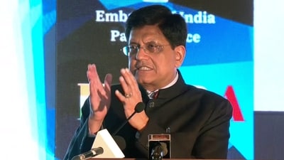 Union minister of commerce and industry Piyush Goyal. (ANI) Union minister of commerce and industry Piyush Goyal. (ANI)