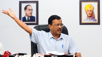 New Delhi, Apr 15 (ANI): Delhi Chief Minister Arvind Kejriwal addresses a press conference over being summoned by the CBI for questioning in the Delhi excise police case, in New Delhi on Saturday. (ANI Photo/ Amit Sharma) (Amit Sharma ) New Delhi, Apr 15 (ANI): Delhi Chief Minister Arvind Kejriwal addresses a press conference over being summoned by the CBI for questioning in the Delhi excise police case, in New Delhi on Saturday. (ANI Photo/ Amit Sharma) (Amit Sharma )