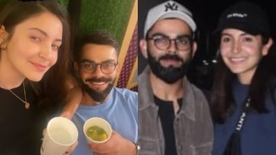 Anushka Sharma shared a photo with Virat Kohli.