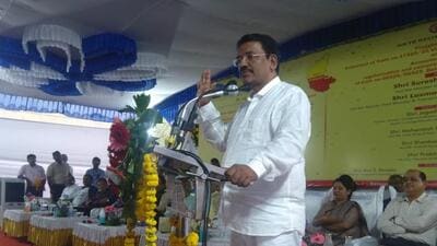 Belagavi North MLA Anil Benake was replaced by Ravi Patil, a Lingayat leader, in the constituency, which angered his supporters. (ANI) Belagavi North MLA Anil Benake was replaced by Ravi Patil, a Lingayat leader, in the constituency, which angered his supporters. (ANI)