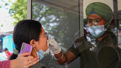 Chandigarh tricity area’s Covid-19 cases rose to 172 on Sunday, a 27% spike from previous day’s tally of 135. (PTI) Chandigarh tricity area’s Covid-19 cases rose to 172 on Sunday, a 27% spike from previous day’s tally of 135. (PTI)