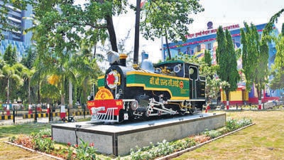 Mumbai: A view of Garden reopen at Mumbai Central Railway Station, East Side, in Mumbai on Sunday, 17 April 2023. (Photo by Bhushan Koyande) Mumbai: A view of Garden reopen at Mumbai Central Railway Station, East Side, in Mumbai on Sunday, 17 April 2023. (Photo by Bhushan Koyande)
