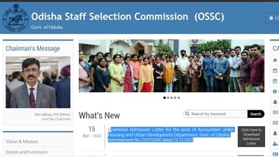 OSSC Accountant admit card 2023 released at www.ossc.gov.in OSSC Accountant admit card 2023 released at www.ossc.gov.in