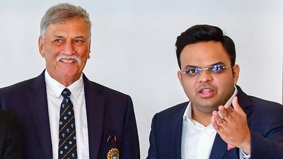 BCCI president Roger Binny with secretary Jay Shah (PTI) BCCI president Roger Binny with secretary Jay Shah (PTI)