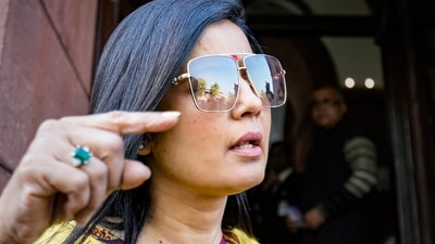 TMC MP Mahua Moitra. (PTI) TMC MP Mahua Moitra. (PTI)