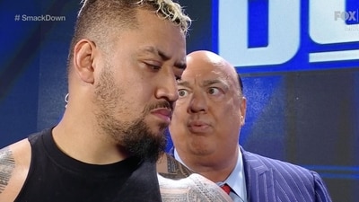Solo Sikoa with Paul Heyman (Twitter)