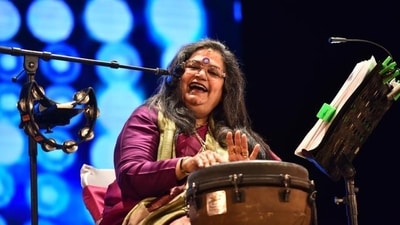 Usha Uthup in concert in New Delhi on May 7, 2019. (Sanchit Khanna/HT PHOTO) Usha Uthup in concert in New Delhi on May 7, 2019. (Sanchit Khanna/HT PHOTO)
