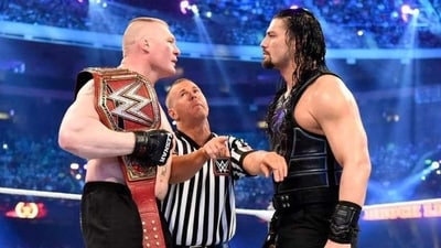 Brock Lesnar(left) and Roman Reigns (WWE) Brock Lesnar(left) and Roman Reigns (WWE)
