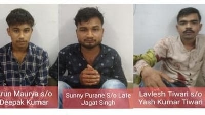 Uttar Pradesh Police release pictures of 3 assailants . Uttar Pradesh Police release pictures of 3 assailants .