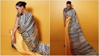 Neha Dhupia's sunny saree look is the ultimate summer fashion inspiration (Instagram/@nehadhupia) Neha Dhupia's sunny saree look is the ultimate summer fashion inspiration (Instagram/@nehadhupia)
