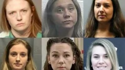 A collage of the six accused. (Twitter ) A collage of the six accused. (Twitter )