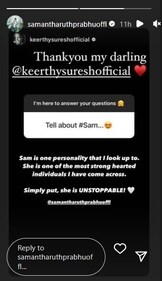 Keerthy held an Ask Me Anything (AMA) session. Keerthy held an Ask Me Anything (AMA) session.