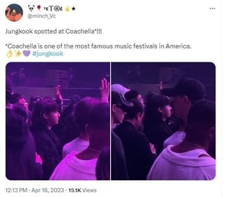 BTS ARMY shared several pictures and videos of the singer.