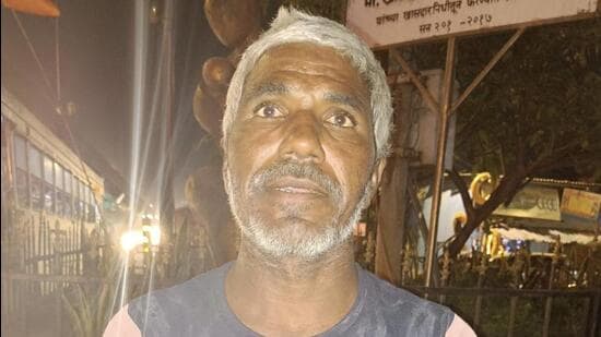 “Our team reached the hospital and recorded the statement of the woman and registered an FIR,” said the police officer. “The woman noted down the registration number of the dumper (MH01-DR-1663) and based on that, we managed to arrest Singh.” (HT PHOTO)