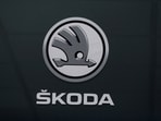 The logo of Skoda carmaker.