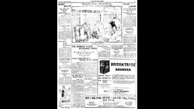 HT This Day: April 18, 1935 -- The Bombay stock exchange crisis