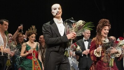 "The Phantom of the Opera" cast appear at the curtain call following the final Broadway performance at the Majestic Theatre on April 16 in New York. Set in the 19th century, it tells the story of aspiring opera singer Christine Daae who is taught by the mysterious Phantom to hone her vocal skills, reported Reuters. (Charles Sykes/ Invision/ AP) "The Phantom of the Opera" cast appear at the curtain call following the final Broadway performance at the Majestic Theatre on April 16 in New York. Set in the 19th century, it tells the story of aspiring opera singer Christine Daae who is taught by the mysterious Phantom to hone her vocal skills, reported Reuters. (Charles Sykes/ Invision/ AP)