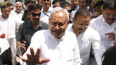 Bihar CM Nitish Kumar said that the police should have taken care of their security. (PTI image) Bihar CM Nitish Kumar said that the police should have taken care of their security. (PTI image)
