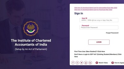 ICAI CA Inter and Final admit card released at icai.org ICAI CA Inter and Final admit card released at icai.org