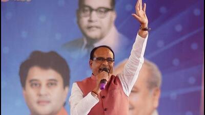 Madhya Pradesh chief minister Shivraj Singh Chouahan addressed a grand rally of Dalits organised by the BJP to celebrate the birth anniversary of Dr. Baba Saheb Ambedkar in Gwalior on Sunday. (Twitter/Shivraj Singh Chouhan) Madhya Pradesh chief minister Shivraj Singh Chouahan addressed a grand rally of Dalits organised by the BJP to celebrate the birth anniversary of Dr. Baba Saheb Ambedkar in Gwalior on Sunday. (Twitter/Shivraj Singh Chouhan)