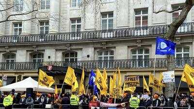 On March 19, the national flag at the Indian high commission in London was pulled down during a protest by pro-Khalistan activists. (PTI)