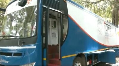 The mobile clinic's facilities ensure proper treatment of chemical waste, thus avoiding the possibility of an infection. (ANI) The mobile clinic's facilities ensure proper treatment of chemical waste, thus avoiding the possibility of an infection. (ANI)