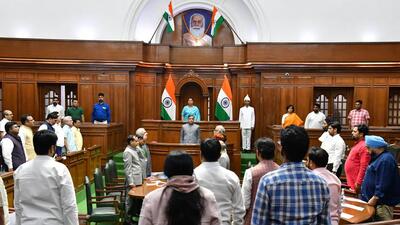 The resolution was passed a day after chief minister Arvind Kejriwal was questioned by the Central Bureau of Investigation in connection with alleged irregularities in the now-scrapped Delhi excise policy 2021-22. (HT photo)