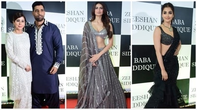 Urmila Matondkar turned up with her husband Mohsin Akhtar Mir. Kisi Ka Bhai Kisi Ki Jaan co-stars Palak Tiwari and Pooja Hegde turned heads in their stunning looks. (All pics: Varinder Chawla) Urmila Matondkar turned up with her husband Mohsin Akhtar Mir. Kisi Ka Bhai Kisi Ki Jaan co-stars Palak Tiwari and Pooja Hegde turned heads in their stunning looks. (All pics: Varinder Chawla) 