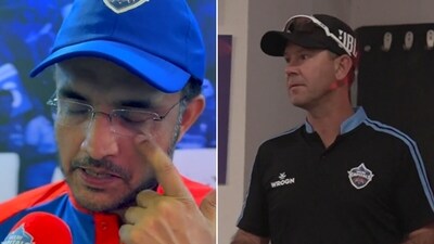 Sourav Ganguly and Ricky Ponting. (Screengrabs) Sourav Ganguly and Ricky Ponting. (Screengrabs)