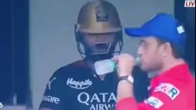Virat Kohli's menacing look follows Sourav Ganguly Virat Kohli's menacing look follows Sourav Ganguly