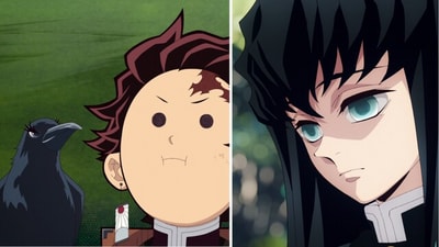 Muichiro's crow, voiced by Kugimiya Rie, was also a point of contention. Some fans found the crow's attitude annoying, while others enjoyed its tsundere character and hilarious antics. (Ufotable) Muichiro's crow, voiced by Kugimiya Rie, was also a point of contention. Some fans found the crow's attitude annoying, while others enjoyed its tsundere character and hilarious antics. (Ufotable)
