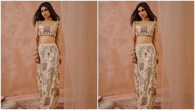 Mouni's fashion diaries are getting better by the day. Here’s a picture of Mouni acing a =n ethnic co-ord set to perfection. (Instagram/@imouniroy) Mouni's fashion diaries are getting better by the day. Here’s a picture of Mouni acing a =n ethnic co-ord set to perfection. (Instagram/@imouniroy)