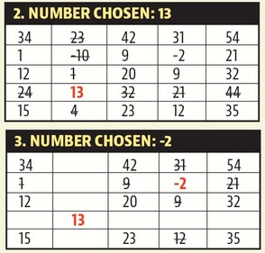 Moves 1 and 2. Moves 1 and 2.