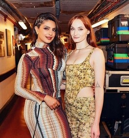 Priyanka with Sophie. Priyanka with Sophie.