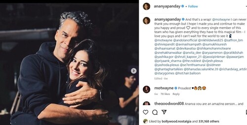 Ananya's post for Vikramaditya Motwane.
