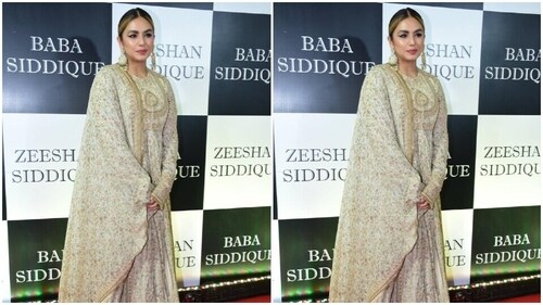 Huma posed for the cameras. (HT Photos/Varinder Chawla) Huma posed for the cameras. (HT Photos/Varinder Chawla)