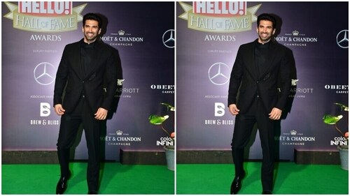 Aditya looked dapper as ever. (HT Photos/Varinder Chawla) Aditya looked dapper as ever. (HT Photos/Varinder Chawla)