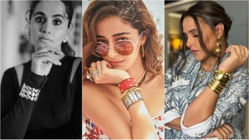 Cuff bracelets are a great way to add a statement piece to your outfit. (Instagram )