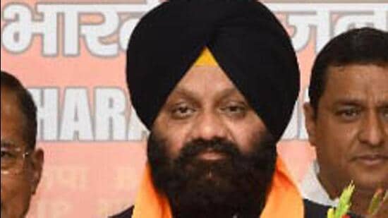 Bharatiya Janata Party (BJP) candidate Inder Iqbal Singh Atwal. (HT Photo)