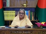 Bangladesh Prime Minister Sheikh Hasina.