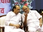 Nationalist Congress Party leaders Ajit Pawar and Sharad Pawar. (Photo by Rahul Raut/HT Photo) Nationalist Congress Party leaders Ajit Pawar and Sharad Pawar. (Photo by Rahul Raut/HT Photo)