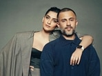Sonam Kapoor poses with husband Anand Ahuja. Sonam Kapoor poses with husband Anand Ahuja.