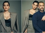 Sonam Kapoor puts an elegant twist to blazer, skirt and corset look in new photoshoot. Sonam Kapoor puts an elegant twist to blazer, skirt and corset look in new photoshoot.
